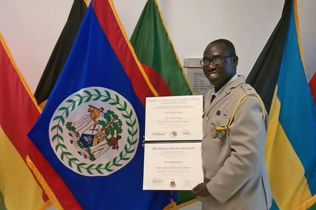 BDF Officer Completes Strategic Security Studies in USA 13