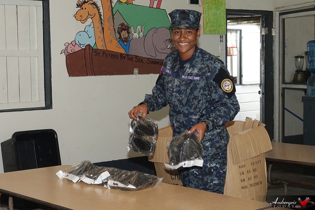 Belize Coast Guard Females Giveaway Shoes 12
