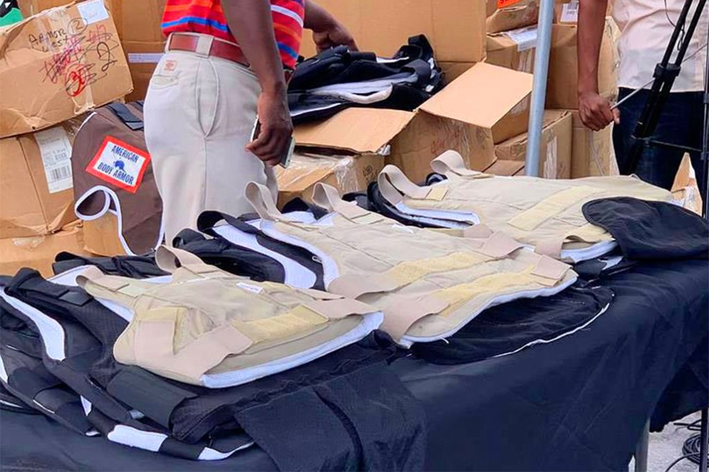 Belize Police Department Receives Donation of Bullet Proof Vests 2