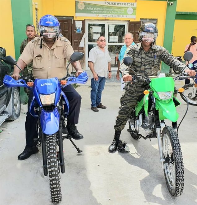SP Police Department Receive Motorcycle Donation 