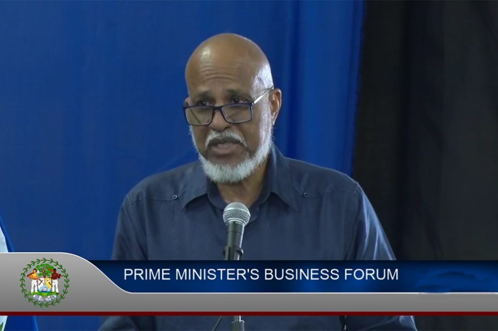 Prime Minister Dean Barrow Holds Business Forum 10