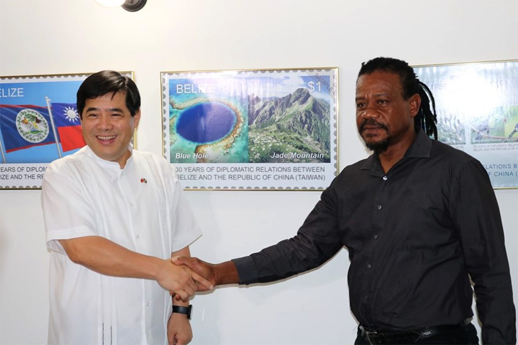 New Postal Stamps Commemorate Belize-Taiwan Diplomatic Relations 25