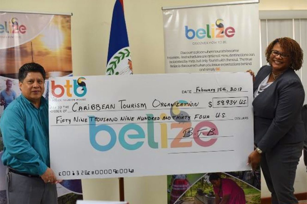 BTB Presents Check to CTO for "Caribbean Disaster Relief Fund" 5