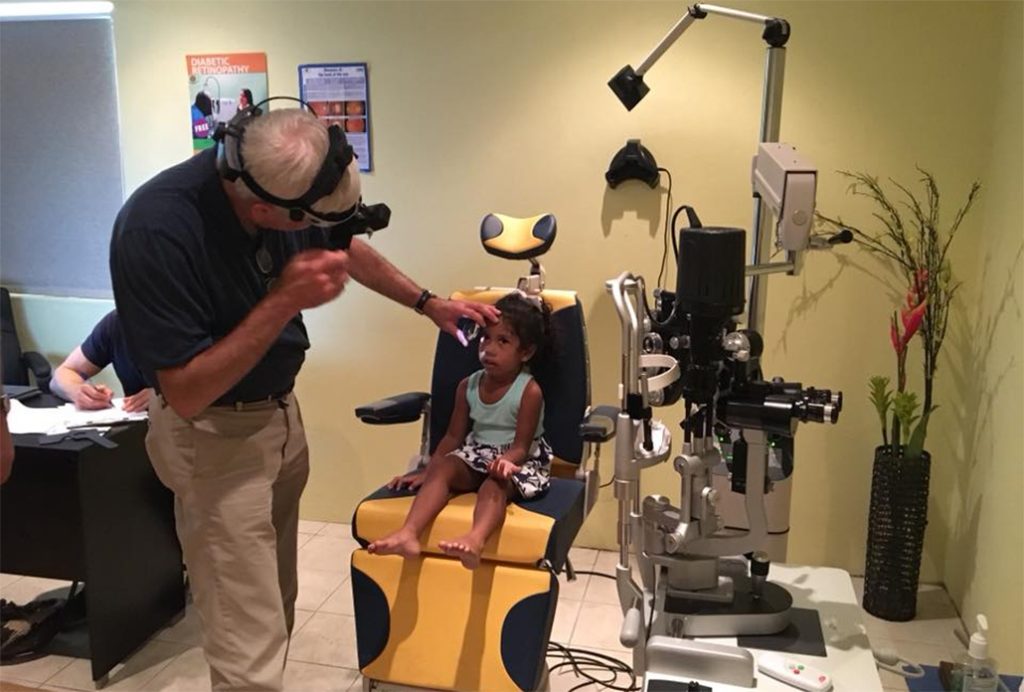 Free Eye Exams by BelizeKids.Org at The Lions Den 2