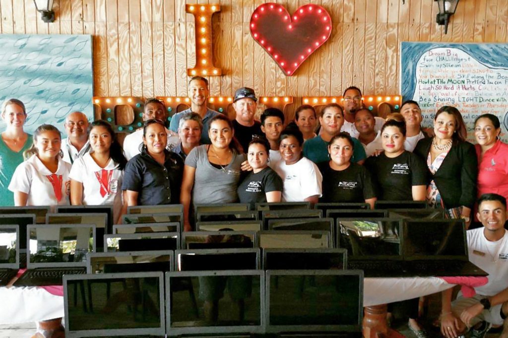 $10K for Oceana Belize, 30 Laptops for San Pedro High, Ultrasound for Poly Clinic 4