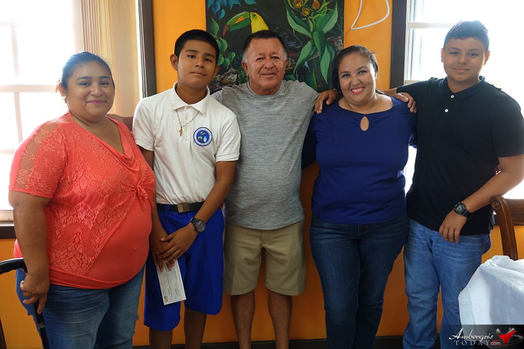 Hon. Manuel Heredia Awards Top PSE Scorers of San Pedro and Caye Caulker 18