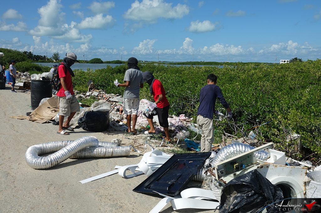 BTIA's Big Garbage Clean Up on Ambergris Caye 2