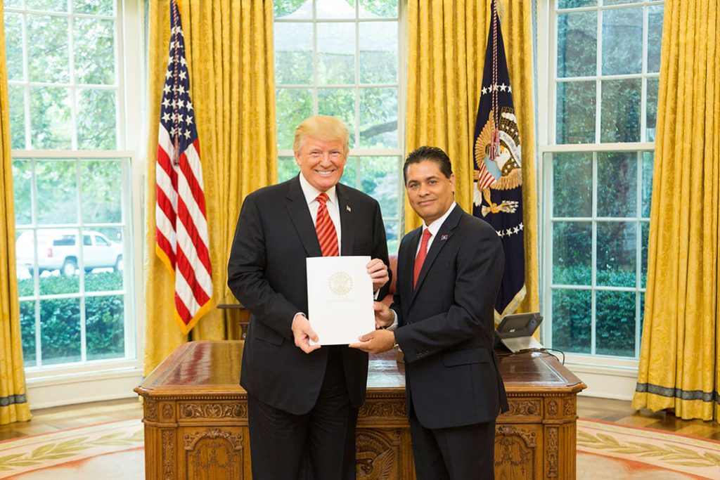 Belize Ambassador to USA Meets President Trump 10