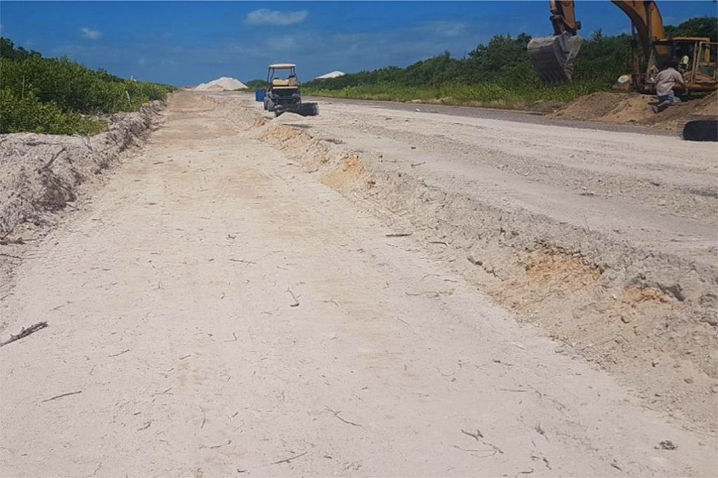 Work Underway at the Caye Caulker Municipal Airstrip 13