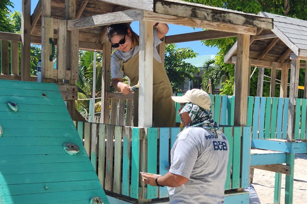 Citizens Committee Renovates Caye Caulker Park 21