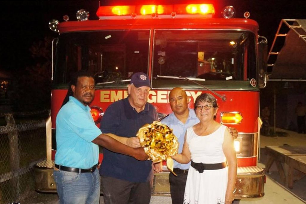 Caye Caulker Village Receives New Fire Truck 13