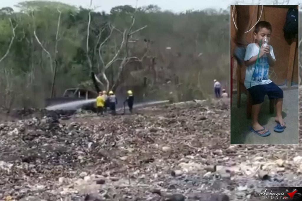 Northern Belize Affected by Burning Dumpsite in Mexico 4