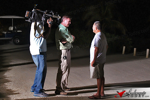 McAfee Media Frenzy Continues on Ambergris Caye, Belize
