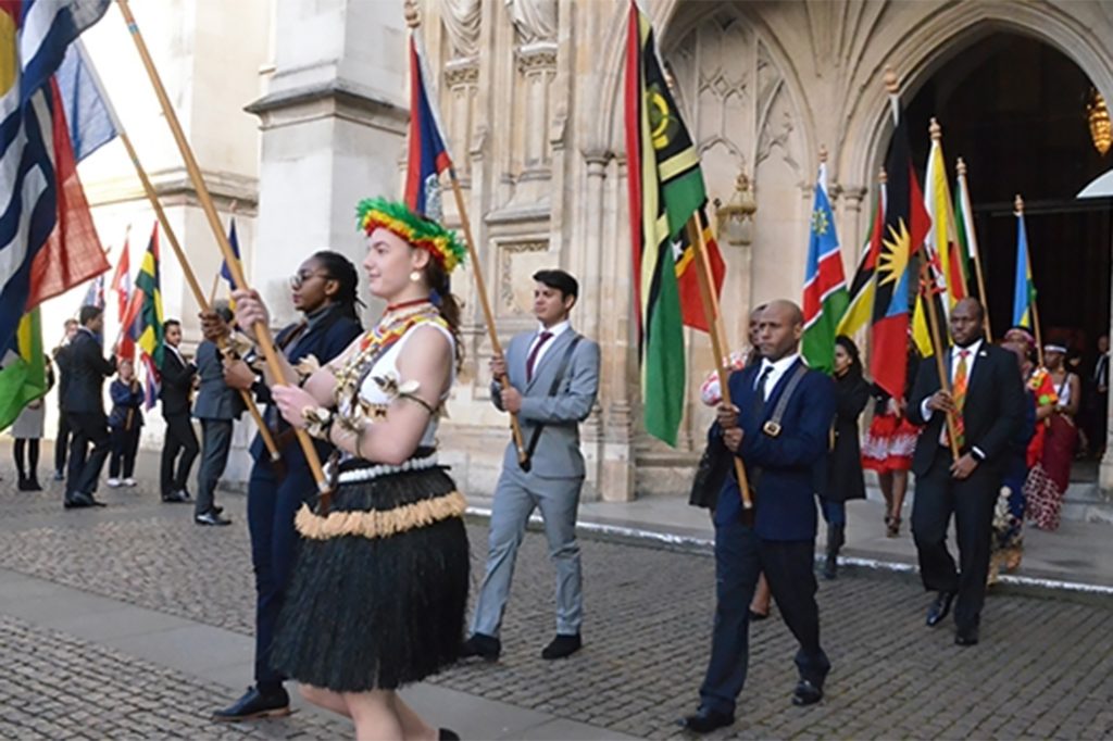 Pic of the Week - Sanpedrano Flag Bearer at London’s Commonwealth Celebrations 14
