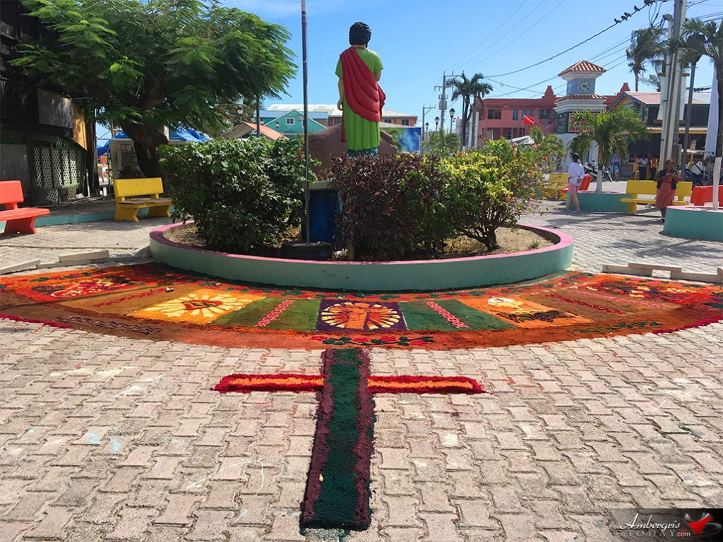 Colorful Sawdust Carpets for Good Friday 9