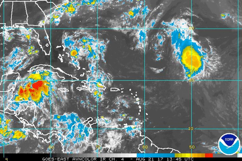 Lots of Rain Coming - Remnants of Tropical Storm Harvey Approaching Belize 14