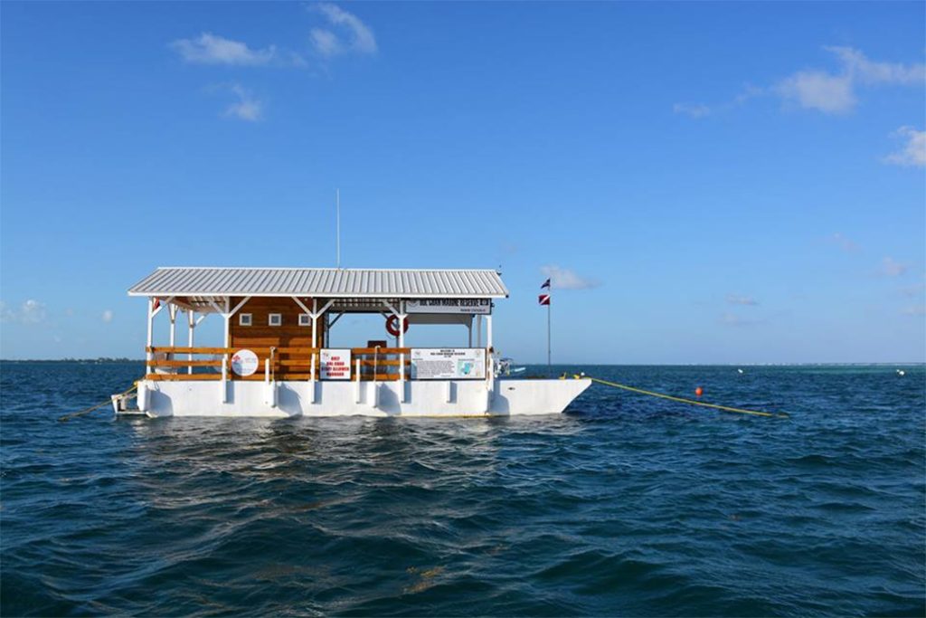 Hol Chan Marine Reserve Installs Pontoon Station 5