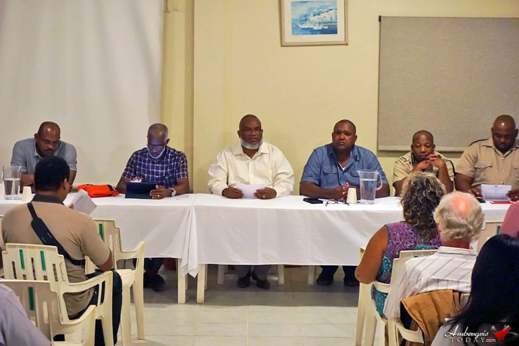 Minister of National Security Meets with San Pedro Residents 16
