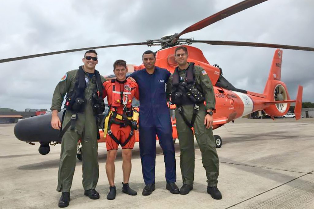 Belizean in US Coast Guard Providing Assistance During Hurricane Irma 7