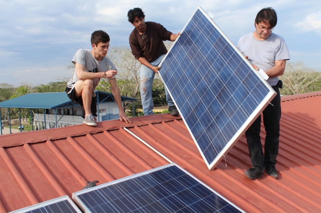 More Schools on Ambergris Caye to Receive Solar Panels by Kenyon College 20