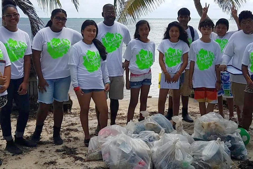 "Protecting Our Future" – Kids in Action and Oceana Belize Partner for Beach Clean Up 22