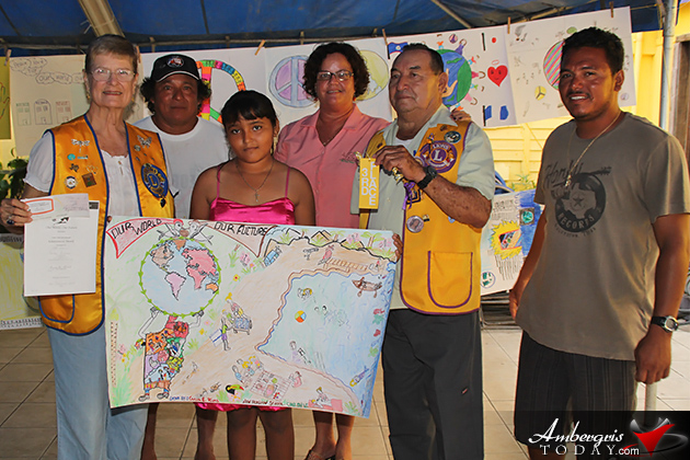 San Pedro Lions Club Announces Peace Poster Winners