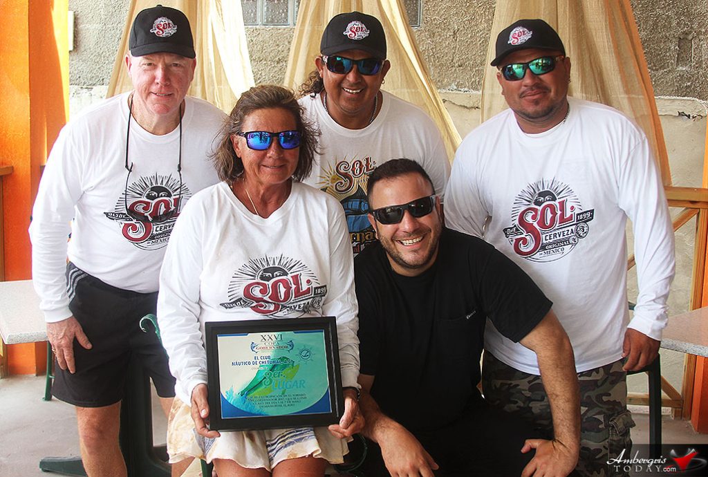 Belize’s Hook Line and Sinker Places Third at Mahahual Fishing Tournament 8
