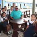 San Pedro Town Council Donates Picnic Tables to Schools