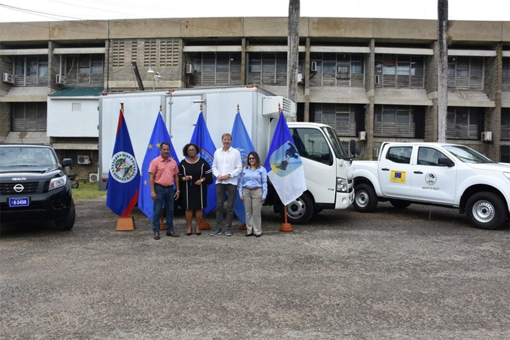 Pick Up Trucks Donated to Belize Ministry of Health 25