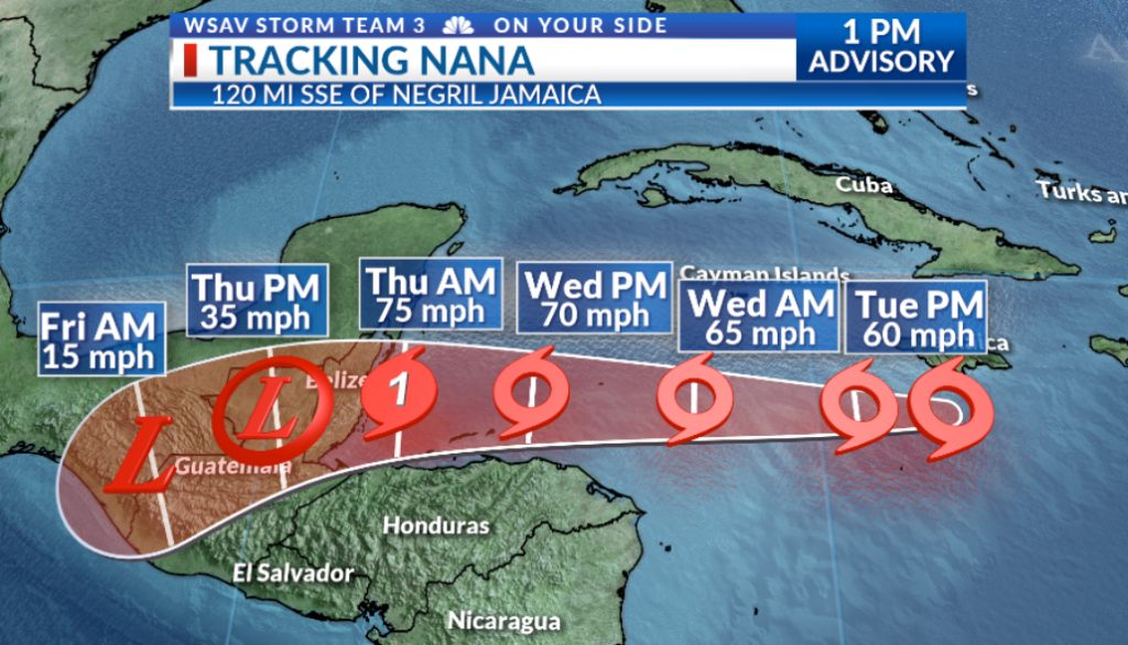 Tropical Storm Nana Expected to Make Landfall as Hurricane in Belize 12