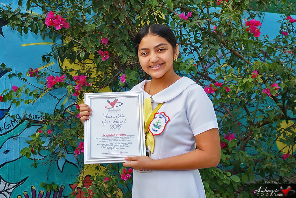 Ambergris Today Awards Nayobie Rivero Person of the Year 2018 25