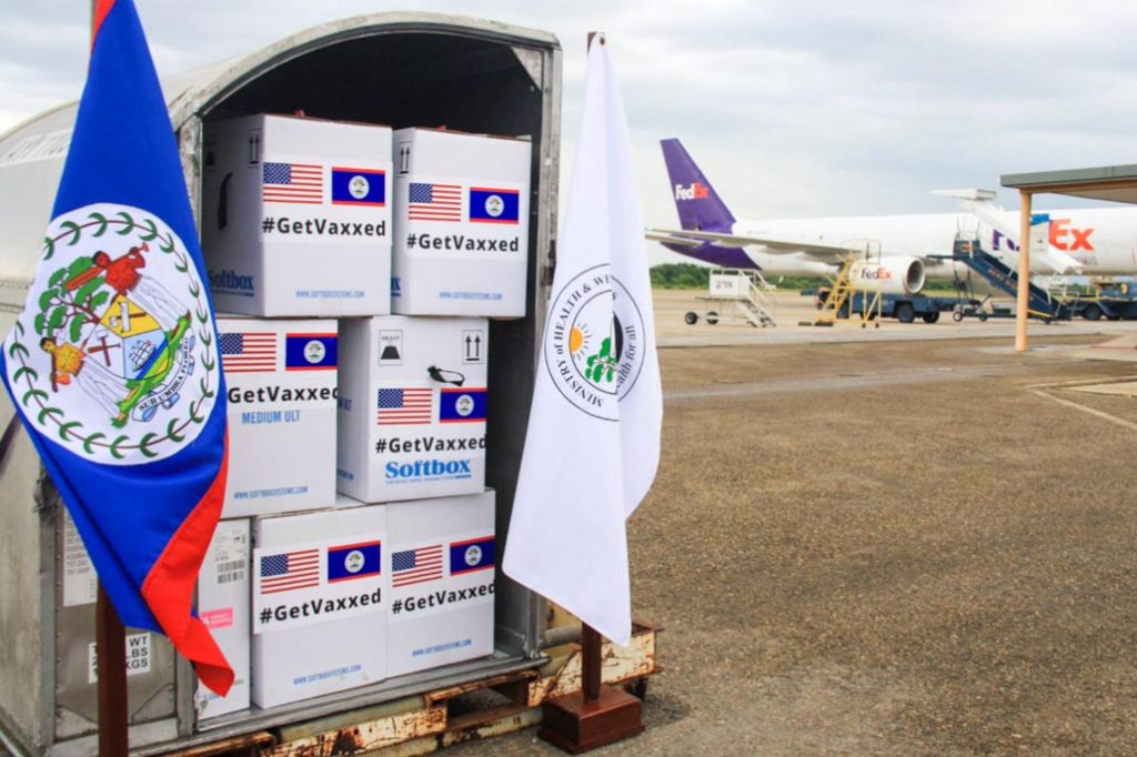 The United States Donates an Additional 117,000 Pfizer Vaccines to Belize 24