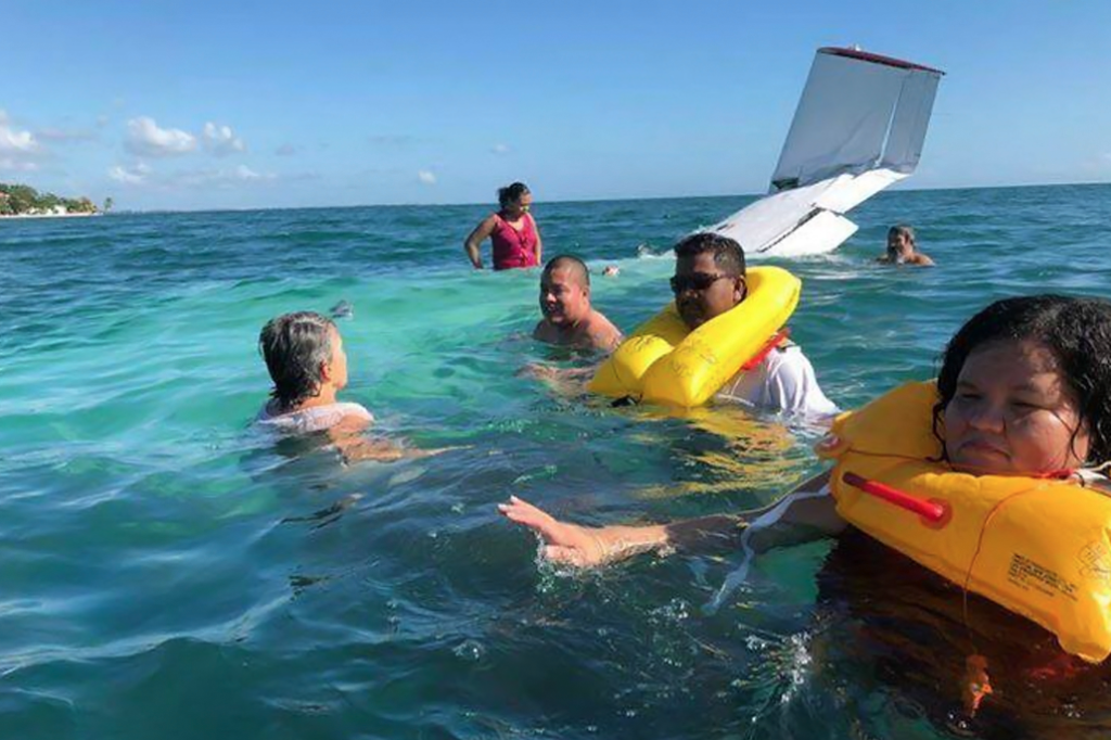 Ministers Patrick Faber and Godwin Hulse Safe After Plane Crash in Placencia 22