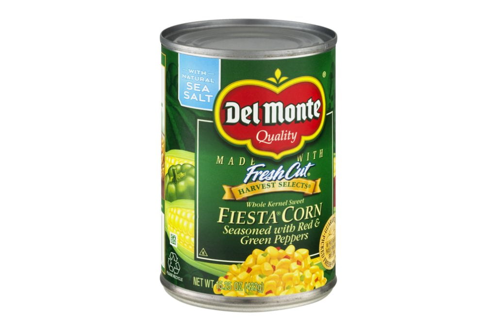 Recall of Del Monte FIESTA CORN Seasoned with Red & Green Peppers 10