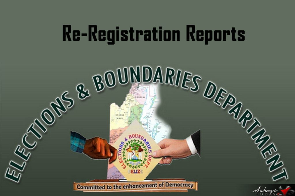 Over 16K Already Re-registered in Belize Electors Exercise 2018 13
