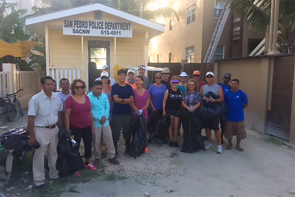 South Ambergris Caye Neighborhood Watch Holds Successful Clean Up 12