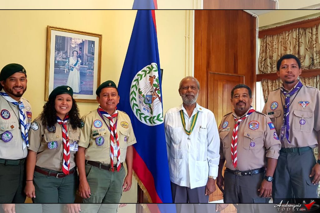 Scouts Pay Courtesy Visit to Belize Governor General 18