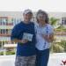 Nancy and Bobby with their first passport and first stamp entering Belize.
