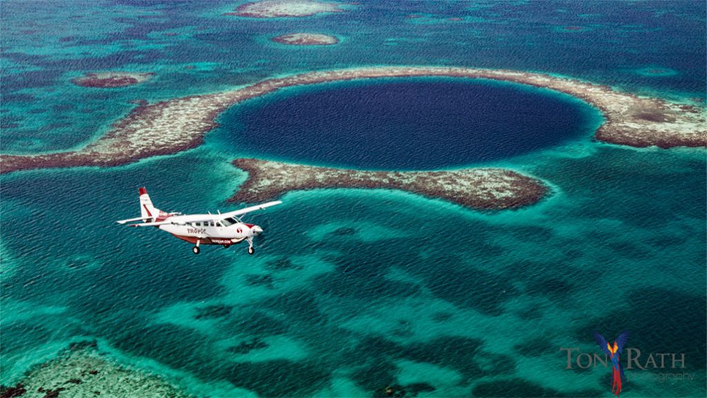 Tropic Air Announces Scheduled Tour Flights From Placencia To The Blue Hole 25