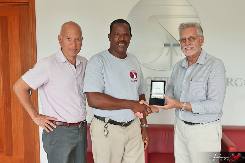 Tropic Air Awards Employee for 30 Years of Service 19