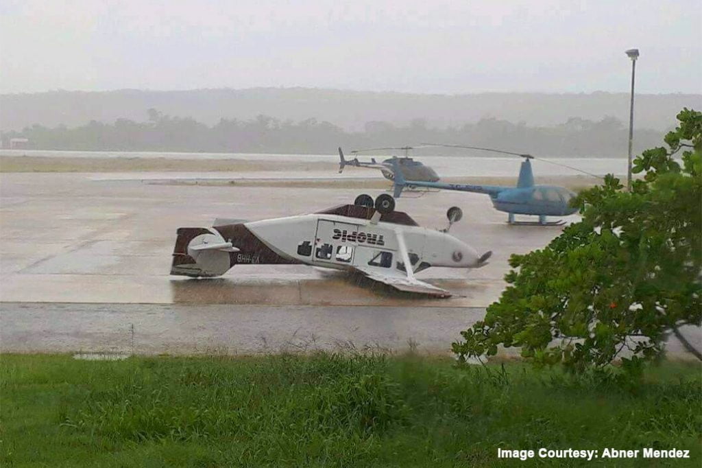Freak Storm In Guatemala Damages Tropic Aircraft 25
