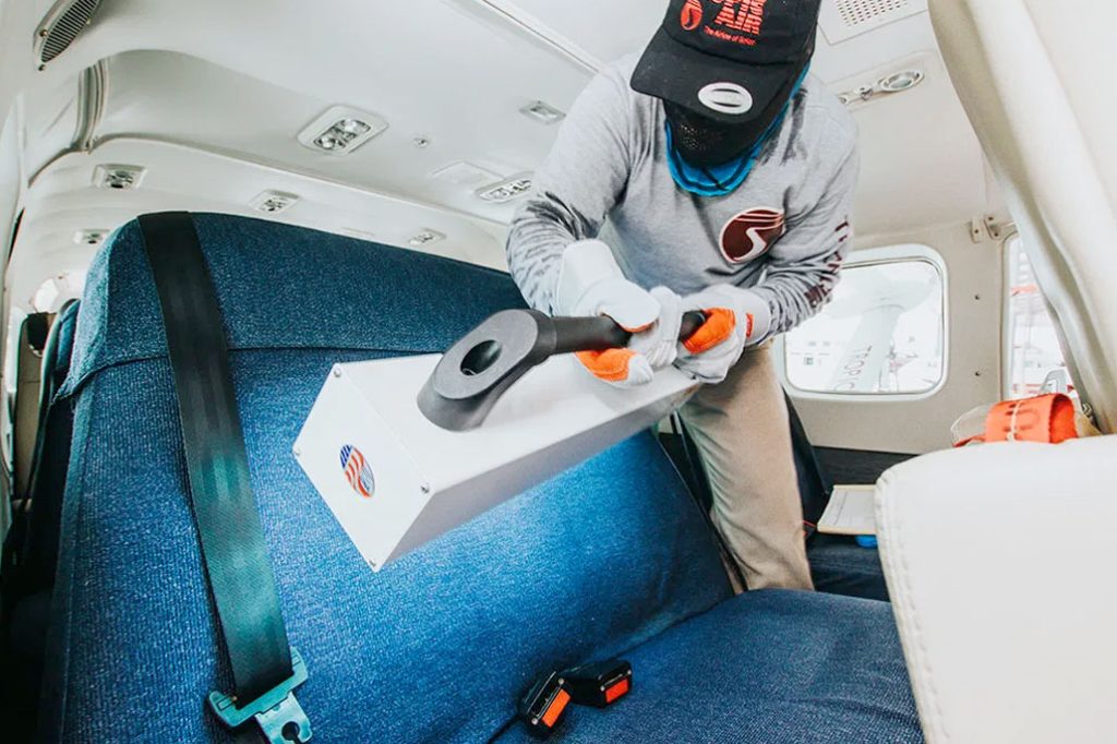 Tropic Air Using Ultraviolet C Light to Sterilize Aircraft 1