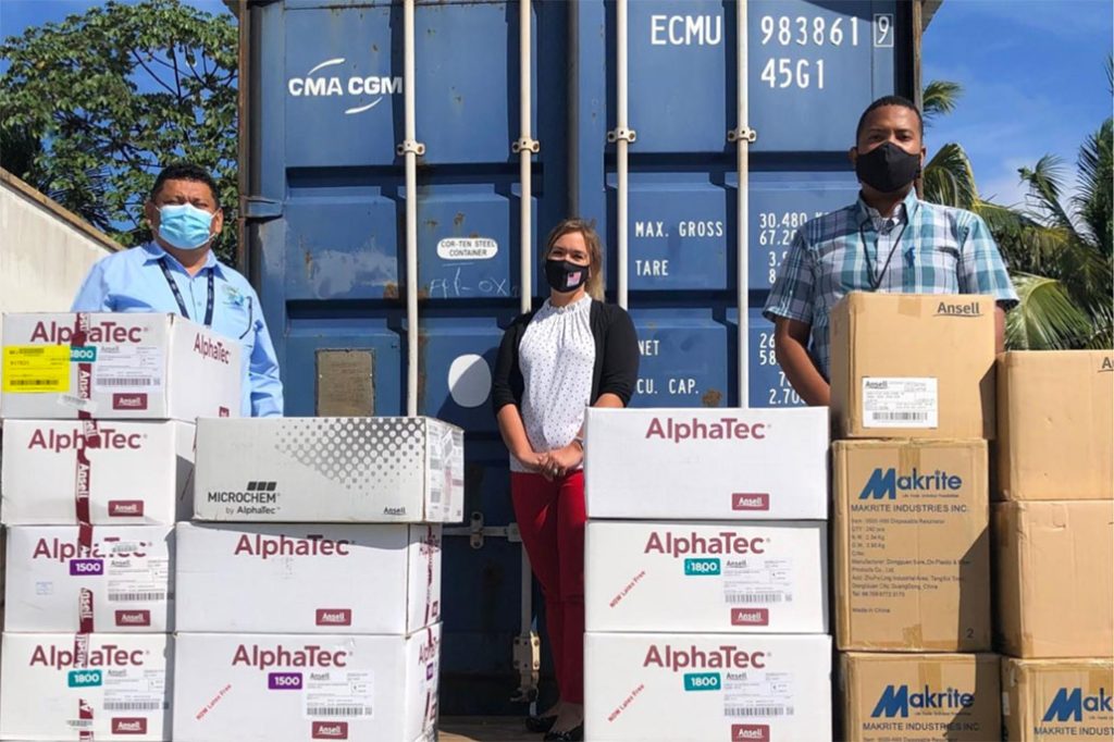 U.S. Embassy Delivers Personal Protective Equipment to Central Medical Lab 12