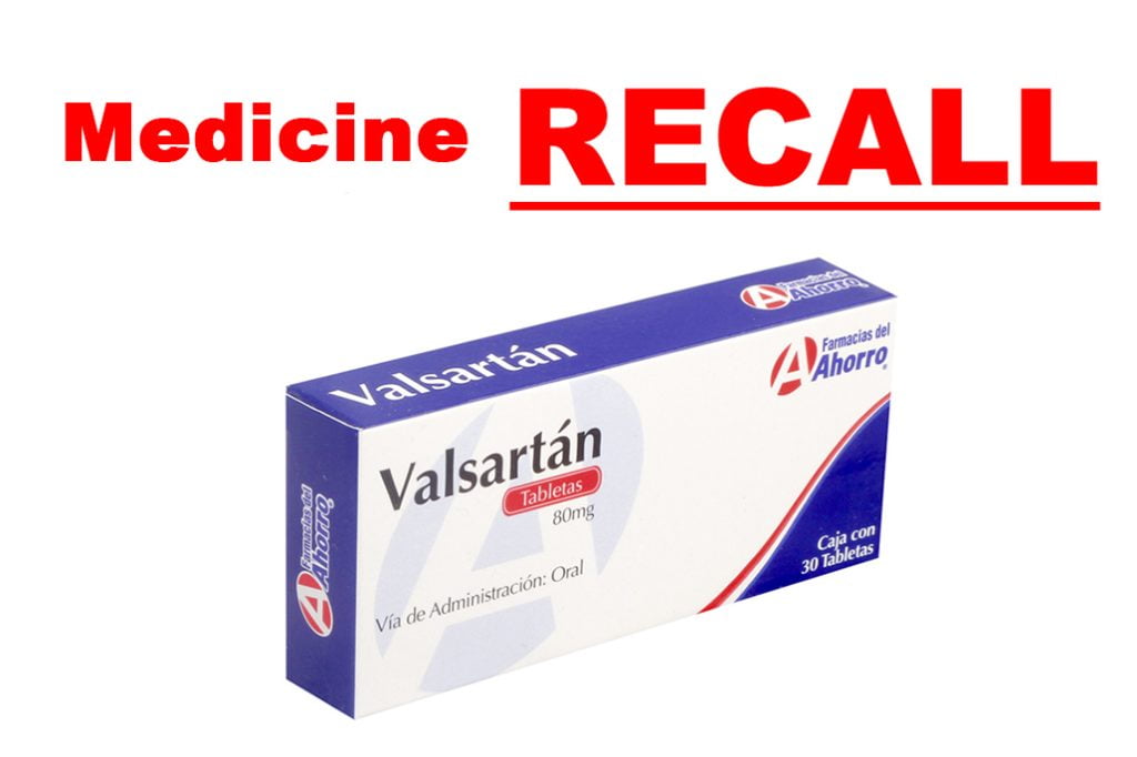 Blood Pressure and Heart Medication Valsartan Product Recall 12