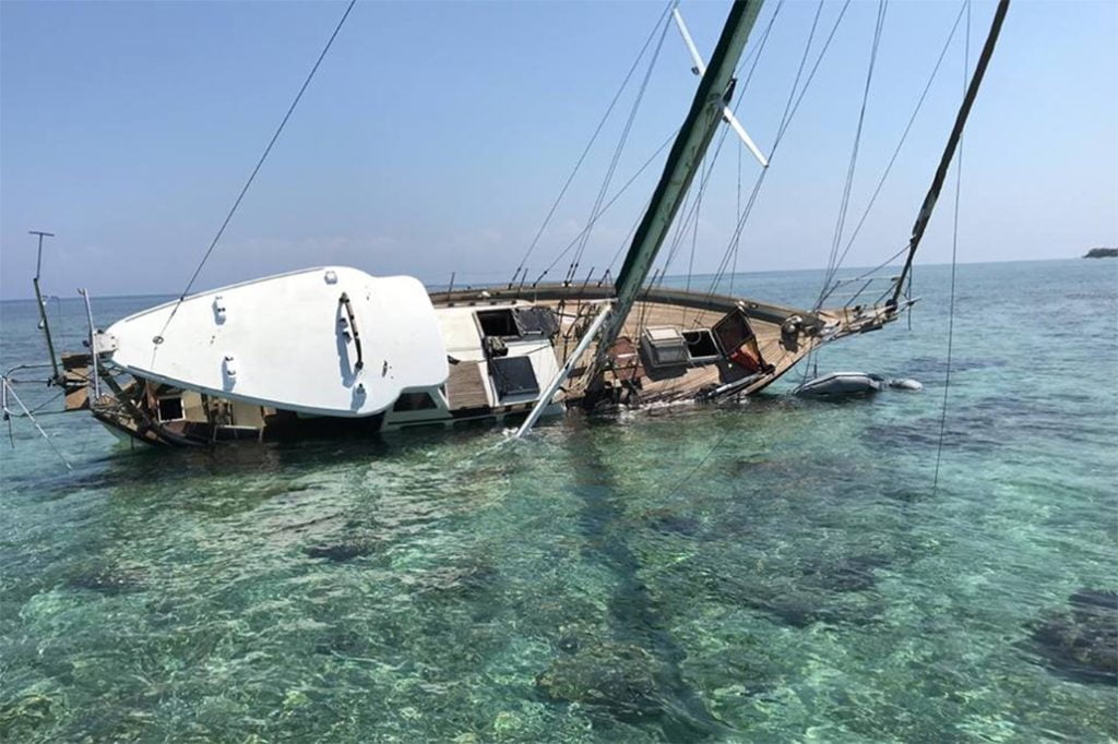 Vessel Grounding in the Sapodilla Caye Area 25