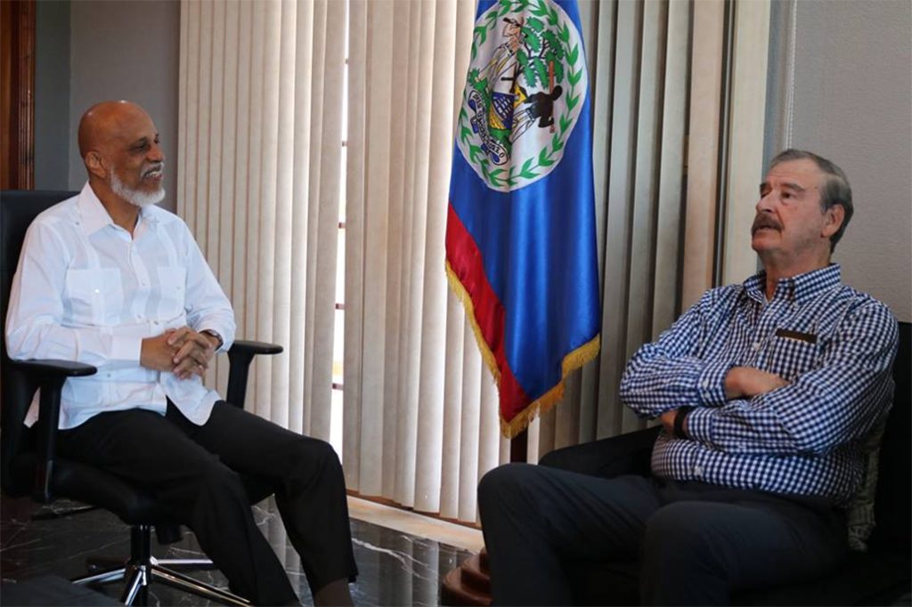 Former Mexican President Vicente Fox Visits Belize 14