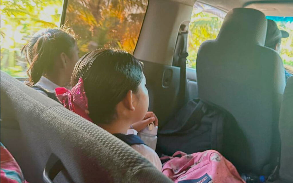 School Van Brings Cheers and Smiles to Students in North Ambergris