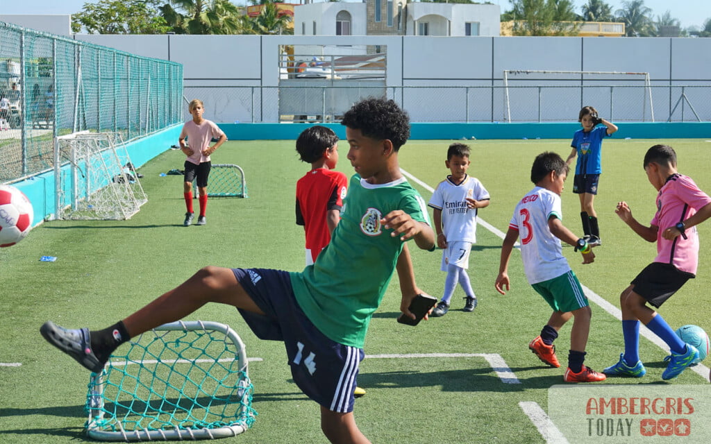 san pedro football academy jersey ceremony
