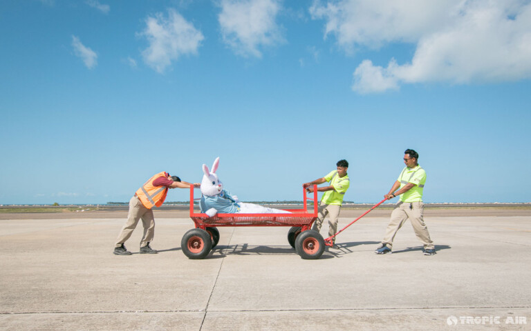 easter bunny tropic air san pedro