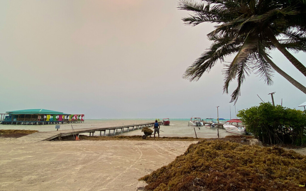Saharan dust darkens Belize skies